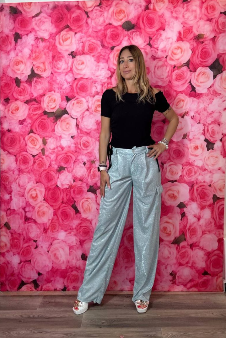 PANTALONI GLITTER